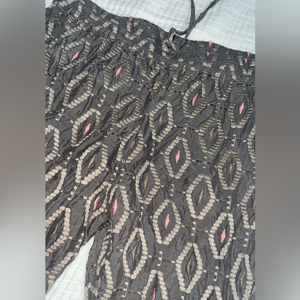 Johnny Was Women’s Diamond All Over Embroidered Pant In Dusty Mountain - Size M - Picture 2 of 9